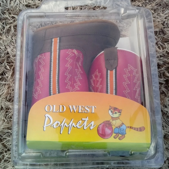 OLD WEST BABY COWGIRL BOOTS - Picture 3 of 11